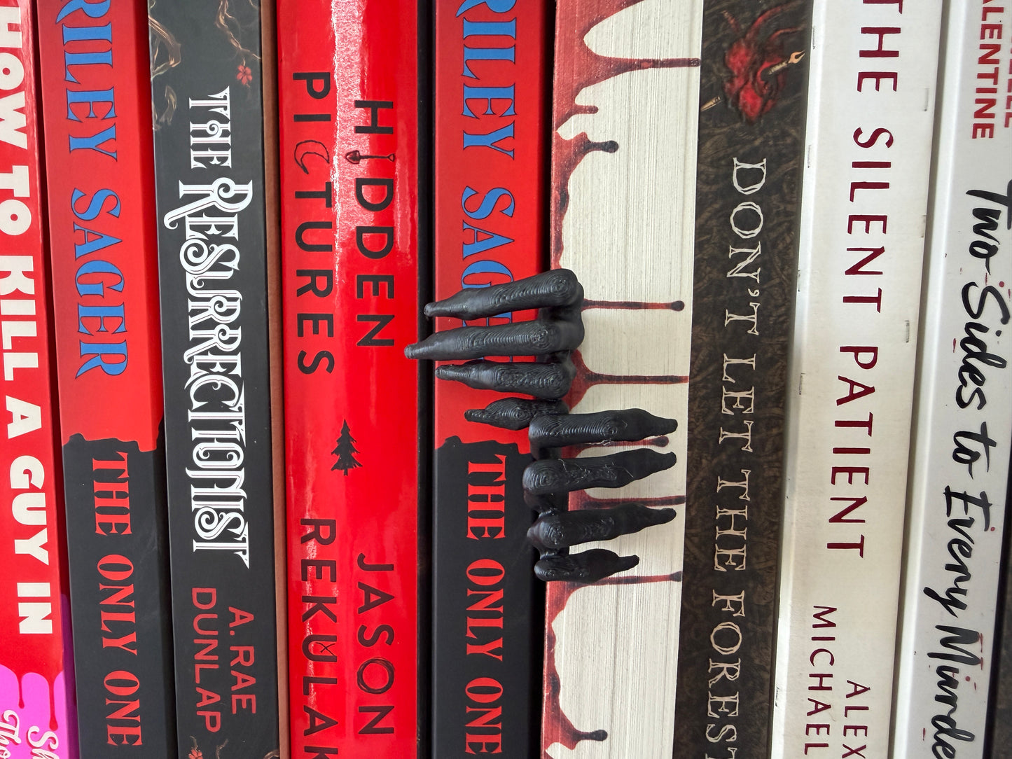 Creepy Hand Bookshelf Decor