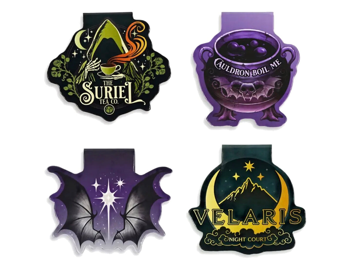 ACOTAR Magnetic Bookmarks, 4-Pack (Officially Licensed) 🧲